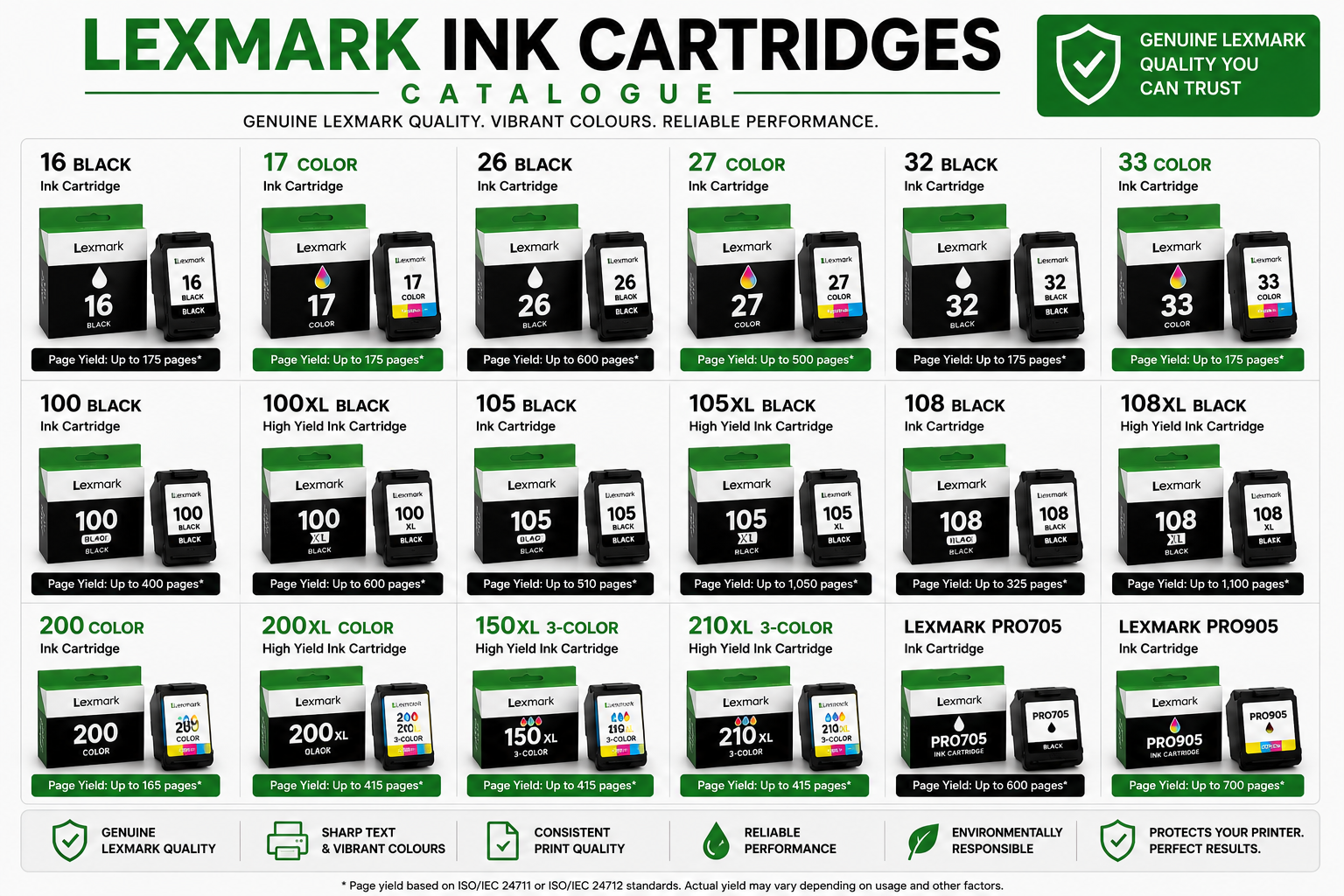 Browse Original Lexmark Ink Cartridge - Foresight Axis